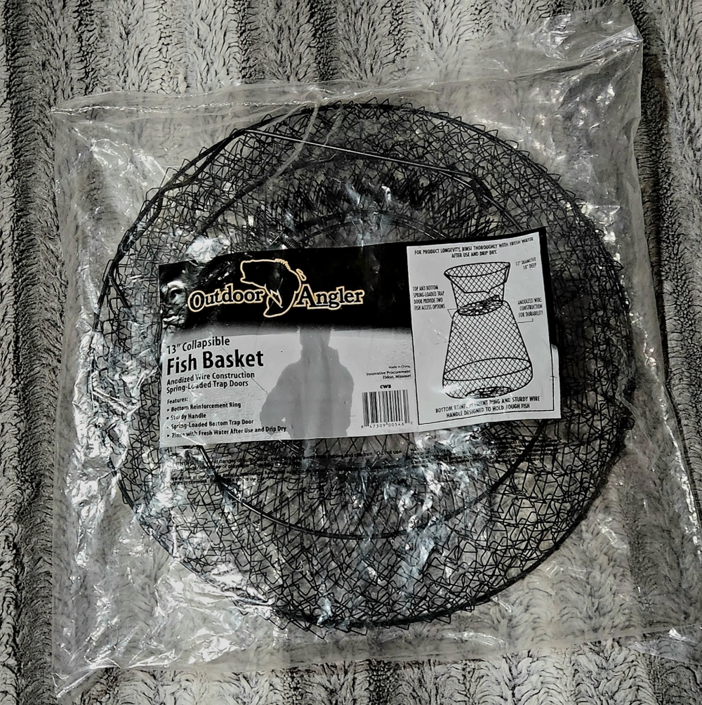 Outdoor Angler 13" Collapsible Fish Basket